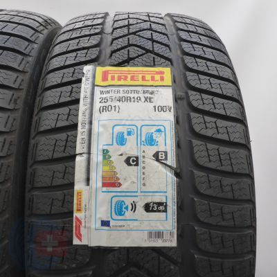 2. Opony 255/40 R19 2x PIRELLI 100V XL Winter Sottozero 3 R01 Zimowe 2020 
