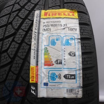 3. Opony 255/40 R19 4x PIRELLI 100V MO Sottozero Winter240 MO Zimowe 2018 Nieużywane
