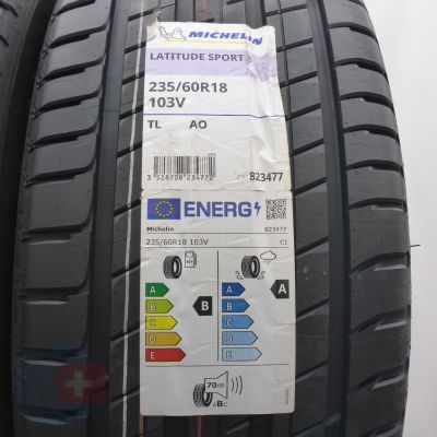 2. Opony 235/60 R18 2x MICHELIN 103V Latitude Sport 3 Letnie A0 2025