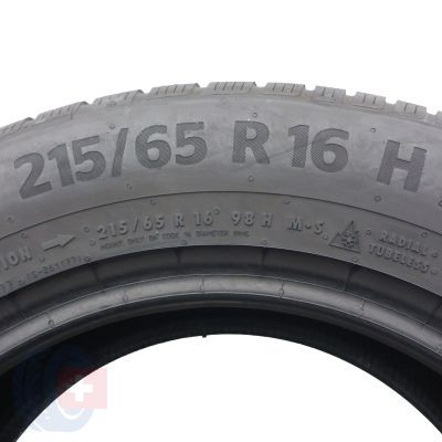 7. Opony 215/65 R16 4x CONTINENTAL 215/65 R16 98H WinterContact TS 870 P Zimowe 2021 6,5-7,5mm