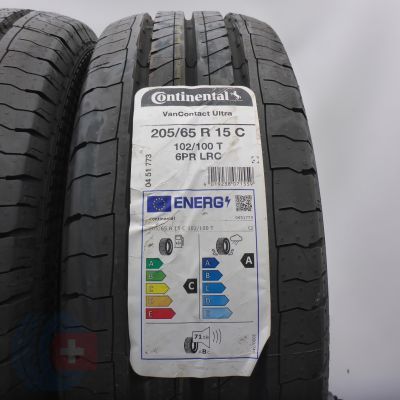 3. Opony 205/65 R15C 2x CONTINENTAL 102/100T VanContact Ultra Letnie 2022 