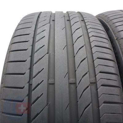 2. 2 x CONTINENTAL 255/40 R21 102Y XL ContiSportContact 5 BMW Seal Lato 6,2mm 2015