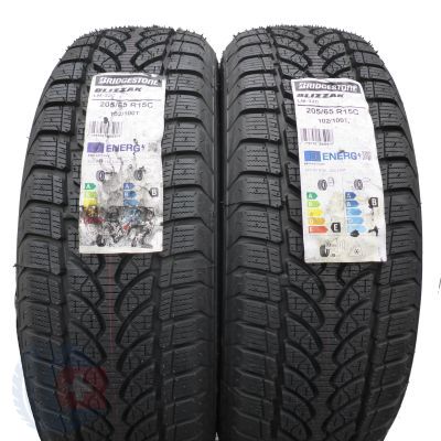 3. Opony 205/65 R15C 4x BRIDGESTONE 205/65 R15C 102/100T Blizzak LM-32C Zimowe 2021 Jak Nowe