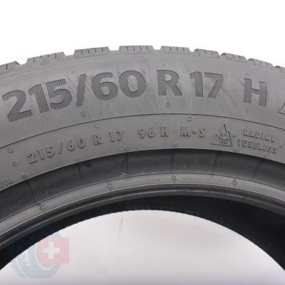 7. Opony 215/60 R17 2x CONTINENTAL 100V XL WinterContact TS 870 P Zimowe 2023 7,2-8,5mm 