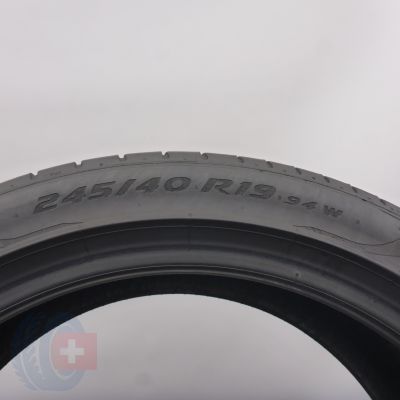 8. Opony 245/40 R19 4x PIRELLI 94W P Zero Letnie 2025 5,5-6mm