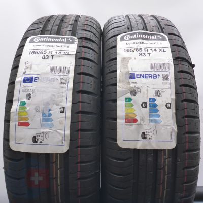 Opony 165/65 R14 4x CONTINENTAL 83T XL ContiEcoContact 5 Letnie 2022