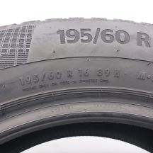 7. Opony 195/60 R16 4x CONTINENTAL 89H WinterContact Ts860 Zimowe 2020 Nieużywane 