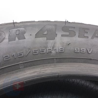 7. Opony 215/55 R18 4x GOODYEAR 99V XL Vector 4Seasons SUV Gen-2 Wielosezonowe 2022 Nieużywane