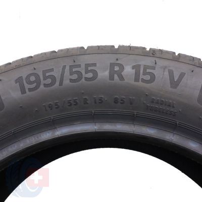 5. 2 x CONTINENTAL 195/55 R15 85V EcoContact 6 Lato 2018 Jak Nowe Nieużywane