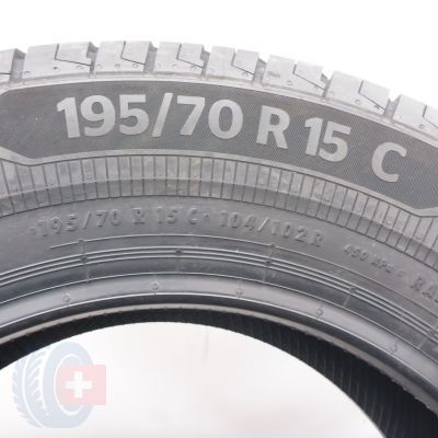 7. Opony 195/70 R15C 4x CONTINENTAL 104/102R VanContact Eco Letnie 2021/23 