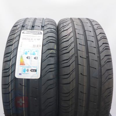 Opony 225/55 R17 2x CONTINENTAL 101V ContiVanContact 200 Letnie 2020/22 