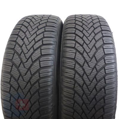 3. 4 x CONTINENTAL 185/60 R15 84T ContiWinterContact TS850 Zima 2015 7,5-8mm