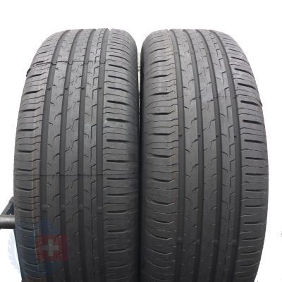 4. Opony 215/65 R17 4x  CONTINENTAL 99H EcoContact 6 A0  Letnie 2019 Jak Nowe