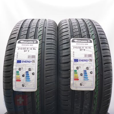 4. Opony 215/55 R16 4x BARUM 97Y XL Bravuris 5HM Letnie 2022
