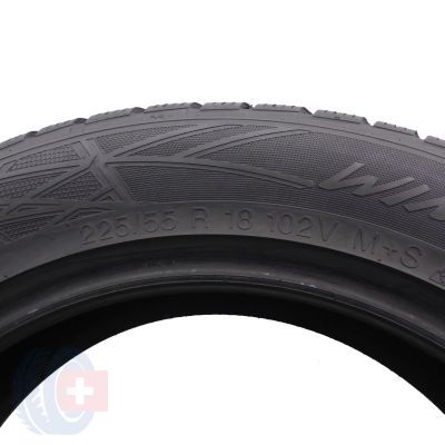4. Opony 225/55 R18 2x VREDESTEIN 102V XL Wintrac PRO Zimowe 2019, 2022 7mm