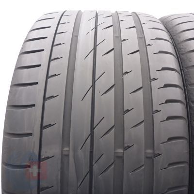 2. Opony 285/35 ZR18 2x CONTINENTAL 101Y ContiSportContact 3 M0 Letnie 2022 6,5-6,8mm