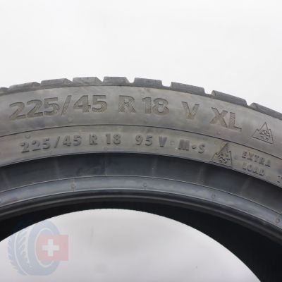 5. Opony 225/45 R18 2x CONTINENTAL 95V XL WinterContact TS 870 P Zimowe 2022  