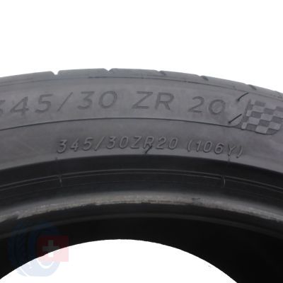5. 1 x MICHELIN 345/30 ZR20 106Y Pilot Sport 4 S Lato 6mm
