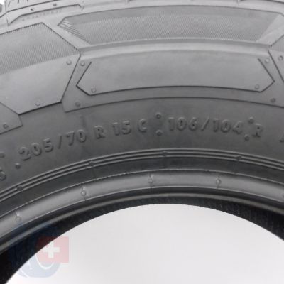 6. Opony 205/70 R15C 2x CONTINENTAL 106/104R VanContact Winter Zimowe 2022 Jak Nowe