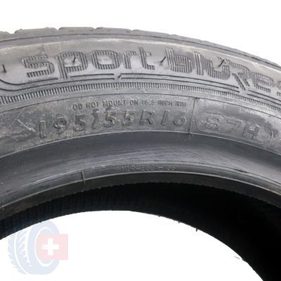 6. 2 x DUNLOP 195/55 R16 87H Sport BluResponse Lato 2018 