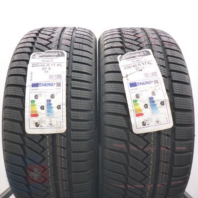 Opony 235/45 R17 2x CONTINENTAL 97V XL WinterContact TS 850 P Zimowe 2022
