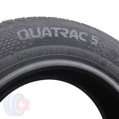 5. 2 x VREDESTEIN 175/70 R13 82T Quatrac 5 Wielosezon 2020 Jak Nowe 7mm