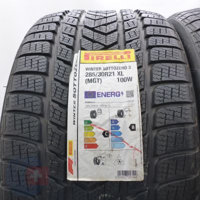 2. Opony 285/30 R21 2x PIRELLI 100W XL Winter Sottozero 3 MGT Zimowe 2021/22 