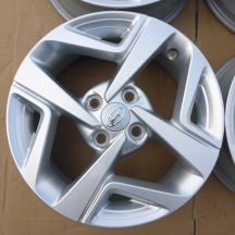 3. 4 x Alufelgi 15 HYUNDAI 4x100 6J Et48 Accent, i10, i20, i25, Bayon
