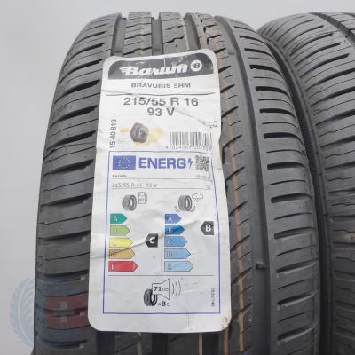 2. Opony 215/55 R16 2x BARUM 93V Bravuris 5 Letnie 2022