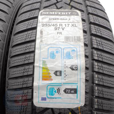 2. Opony 235/45 R17 4x SEMPERIT 97V XL Speed-Grip 3 Zimowe 2019 Jak Nowe