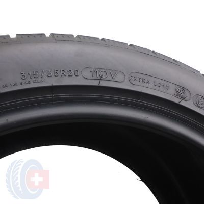 6. 2 x MICHELIN 315/35 R20 110V XL Pilot Alpin Pa 4 N0 Zima 2016