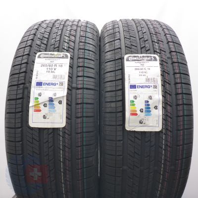 4. Opony 265/60 R18 4x CONTINENTAL 110V 4x4 Contact M0 M+S Letnie 2023/24 
