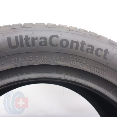 6. Opony 215/55 R16 4x CONTINENTAL 97W XL UltrContact Letnie 2023