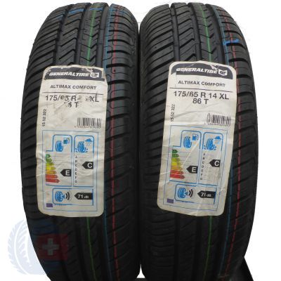 4. 4 x GENERAL 175/65 R14 86T XL Altimax Comfort Lato 2017 Jak Nowe Nieużywane 