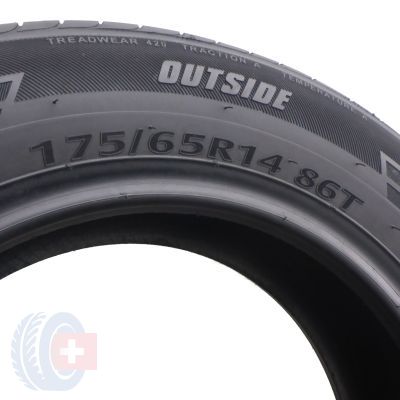 4. 2 x KUMHO 175/65 R14 86T Ecowing Es01 KH27 Lato 2021, 2022 Nieużywane 