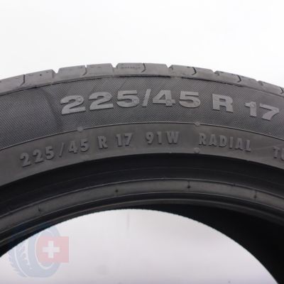4. Opony 225/45 R17 2x CONTINENTAL 91W M0 ContiSportContact 5 Letnie 2019 6,8mm