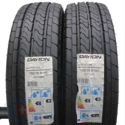 5. 4 x DAYTON 195/75 R16C 107/105R Van Lato 2018, 2019 Jak Nowe Nieużywane 
