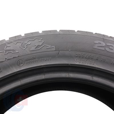 8. Opony 235/55 R19 2x CONTINENTAL 101H CrossContact Winter AO zimowe 7-7,8mm 2022
