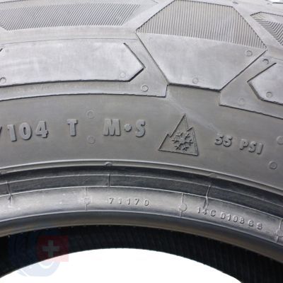 2. 2 x CONTINENTAL 215/65 R16C 106/104T VanContact Winter Zima 7,5mm 2018
