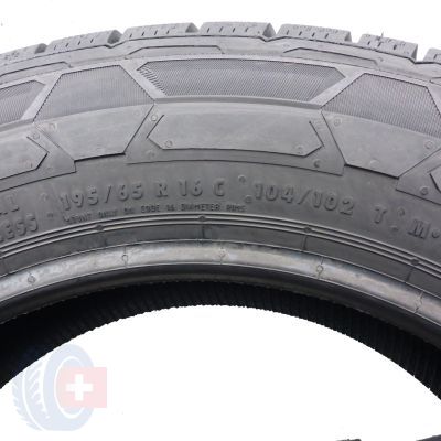 4. Opony 195/65 R16C 2x CONTINENTAL 104/102T VanContact Winter Zimowe 2021 Jak Nowe Nieużywane
