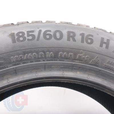 7. Opony 185/60 R16 4x CONTINENTAL 86H WinterContact TS 870 Zimowe 2023 