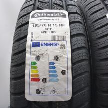 2. Opony 195/70 R15 4x CONTINENTAL 97T VancoWinter 2 Reinforced Zimowe 2022