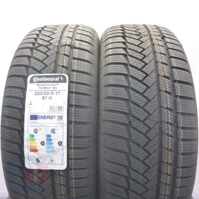Opony 225/55 R17 2x CONTINENTAL 97H XL WinterContact TS 850 P M0 BMW Zimowe 2022 