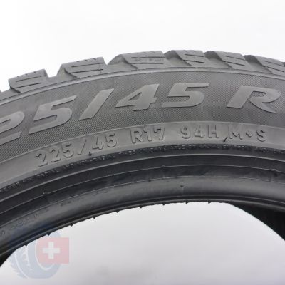 5. Opony 225/45 R17 2x PIRELLI 94H XL Sottozero 3 Winter Zimowe 2023 6,5-6,8mm