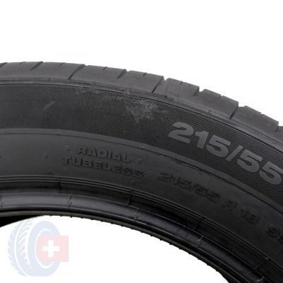 7. 2 x CONTINENTAL 215/55 R18 95H 6,5mm ContiPremiumContact2 Lato DOT16/14