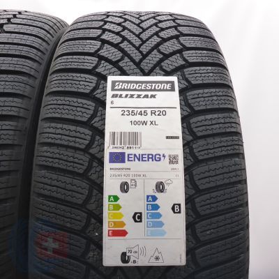 2. Opony 235/45 R20 2x BRIDGESTONE 100W XL Blizzak 6 Zimowe 2025 