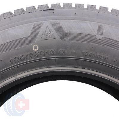 4. Opony 185/75 R16C 2x BRIDGESTONE 104/102R Blizzak W810 Zimowe 2020 Jak Nowe Nieużywane