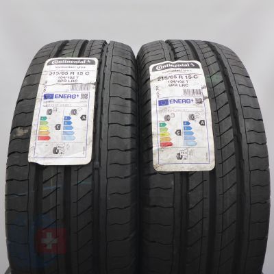 Opony 215/65 R15C 2x CONTINENTAL 104/102T VanContact Ultra Letnie 2022 Nieużywane