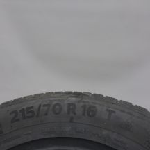 6. Opony 215/70 R16 2x CONTINENTAL 100T  WinterContact TS 870 P Zimowe 2022