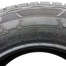 7. Opony 205/70 R15C 4x CONTINENTAL 106/104R VanContact Winter  Zimowe 2020 Jak Nowe